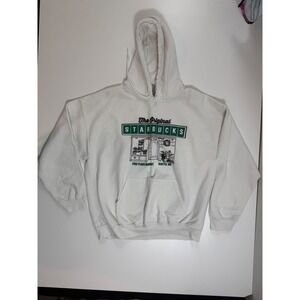 The Original Starbucks Pike Place Market Seattle WA Gildan Hoodie Large